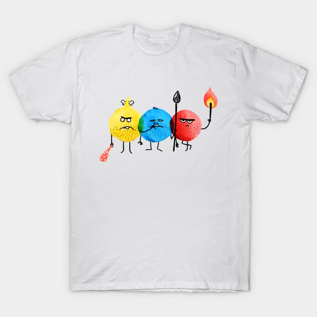 Primary Colors T-Shirt by victorcalahan